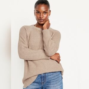 ⭐️40% Off⭐️ Old Navy Textured Tunic Sweater in Oatmeal Heather